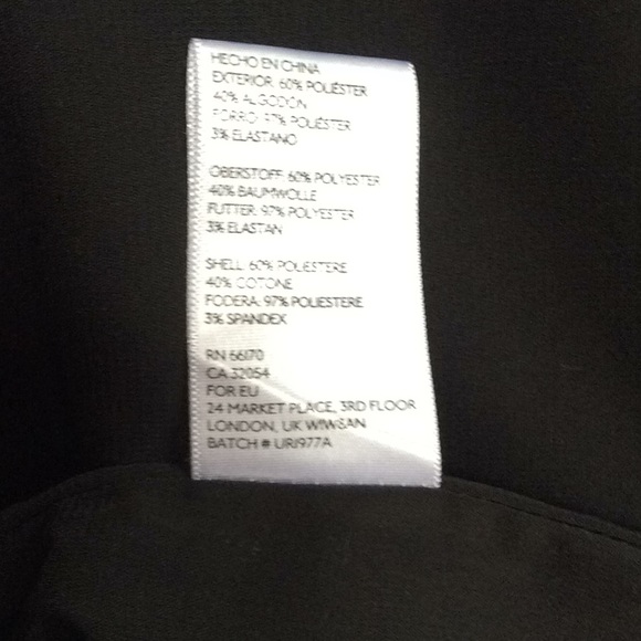 Urban Outfitters Silky black skirt with pockets - Picture 4 of 7